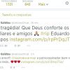Adriane Galisteu usou o Twitter para lamentar a morte de Eduardo Campos: 'Que tragédia'