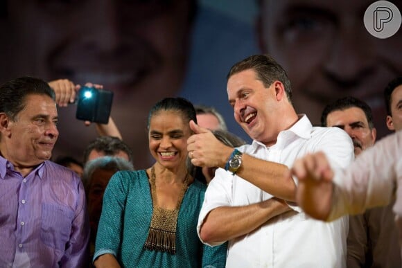 Marina Silva era a vice da chapa de Eduardo Campos à presidência da república