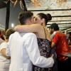Claudia Raia beijou muito o namorado, Jarbas Homem de Melo, no Sambódromo do Anhembi, em São Paulo, na noite de sexta-feira, 8 de fevereiro de 2013