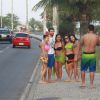 Cauã Reymond correu na praia da Barra da Tijuca na tarde desta terça-feira, 26 de agosto de 2014