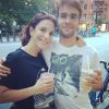 Ivete Sangalo curte dias de descanso com o marido, Daniel Cady, em Nova York, nos Estados Unidos (2 de setembro de 2014)