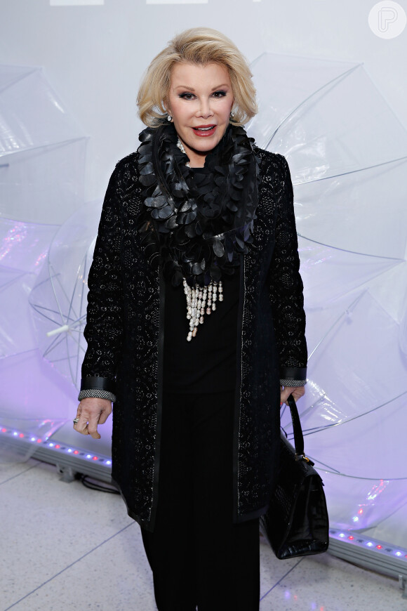 Joan Rivers apresentava o programa 'Fashion Police', no Canal E!
