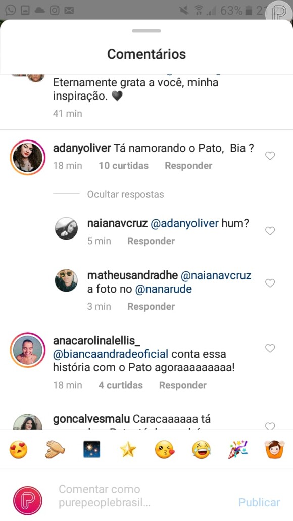 Fãs torcem por romance entre Alexandre Pato e Bianca Andrade