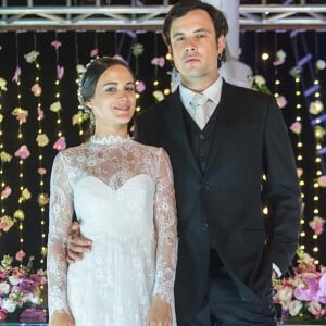 Bianca Bin e Sergio Guizé viveram o casal Clara e Gael na primeira fase da novela 'O Outro Lado do Paraíso'