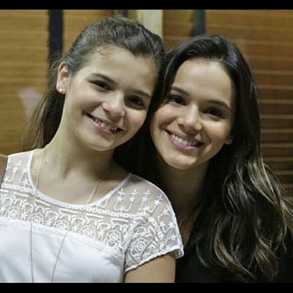 Luana Marqezine se inspira na irmã mais velha, Bruna Marquezine