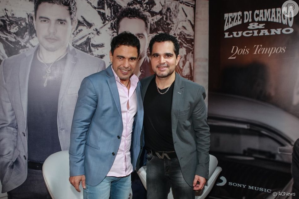 Zezé Di Camargo e Luciano são, respectivamente, Mirosmar José de ...