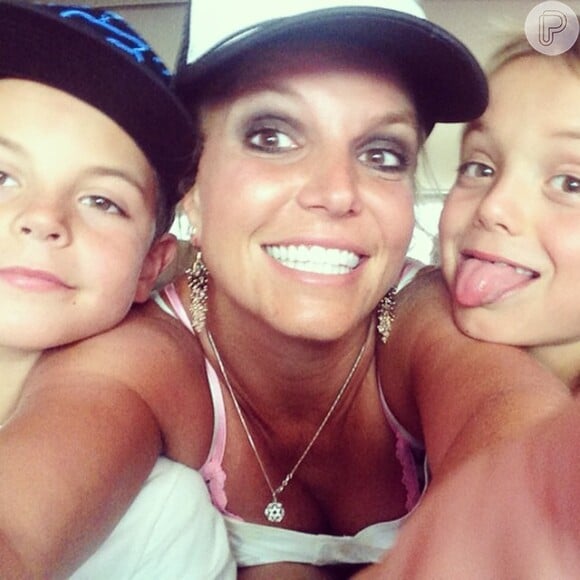 Britney Spears é mãe de Sean Preston e Jayden James, frutos de seu casamento com Kevin Federline