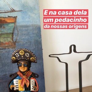 Túlio Gadêlha mostrou decoração da casa de Fátima Bernardes com lembranças de Pernambuco