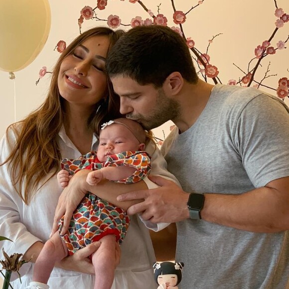 Zoe completou um mês de vida no sábado