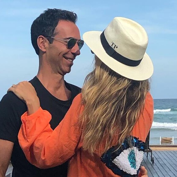Ticiane Pinheiro e César Tralli estão de férias na Bahia: 'Rafinha vai ter um irmãozinho (a)'