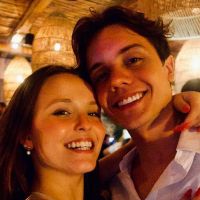 Larissa Manoela e Leo Cidade festejam 1º réveillon juntos: 'Você me completa'