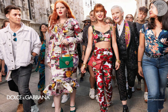 Assim como Bruna Marquezine, Marina fez sua primeira campanha internacional com a Dolce & Gabbana