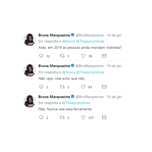 Bruna Marquezine responde dúvidas de fãs sobre indiretas