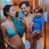 Gabi Brandt está grávida de quatro meses de seu primeiro filho com Saulo Poncio