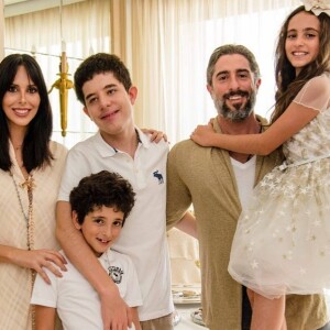 Marcos Mion e Suzana Gullo são pais também de Donatella, de 10 anos, e Stefano, de 8