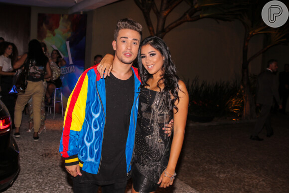 Famosos prestigiam festa de aniversário de 18 anos de Larissa Manoela, em São Paulo, na noite desta quarta-feira, 30 de janeiro de 2019