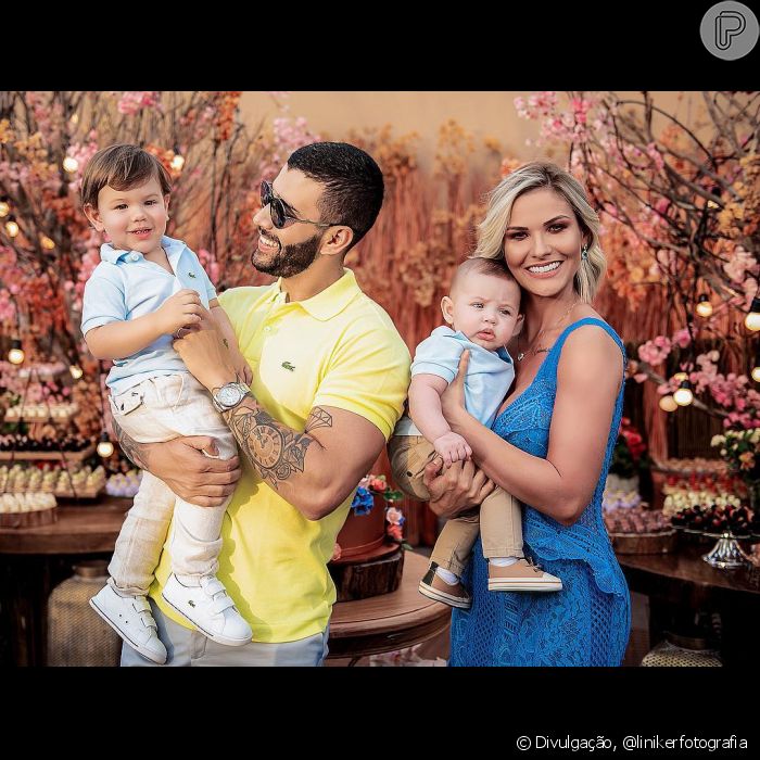 Andressa Suita Completou 31 Anos E Posou Com O Marido E Os Filhos Na Festa Purepeople 