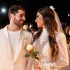 Romana Novais e Alok se casaram no dia 15 de janeiro, no Cristo Redentor