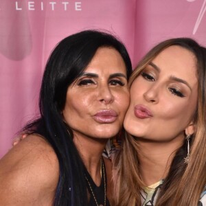 Claudia Leitte e Gretchen conversaram sobre filhos