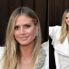 Looks do Grammy Awards 2019: Heidi Klum apostou em um vestido branco e acessórios metalizados