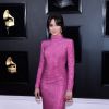 Looks do Grammy Awards 2019: Camila Cabello usando vestido Pink Armani Privé