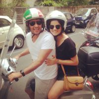 Vanessa Giácomo, grávida, anda de moto com o marido pela Itália: 'Melhor guia'