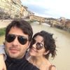 Vanessa Giácomo e o marido, Giuseppe Dioguardi, curtem férias pela Europa