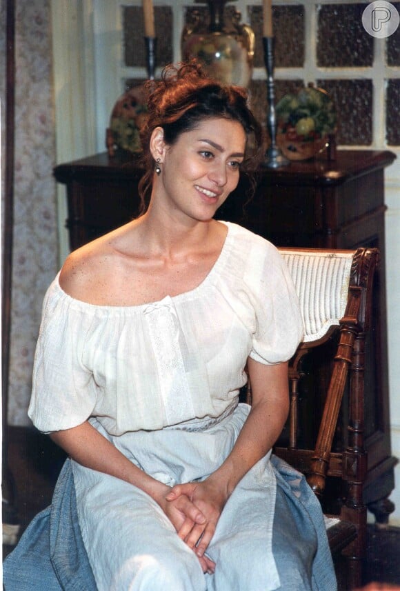 Paola (Maria Fernanda Cândido) viverá dois romances na novela 'Terra Nostra'