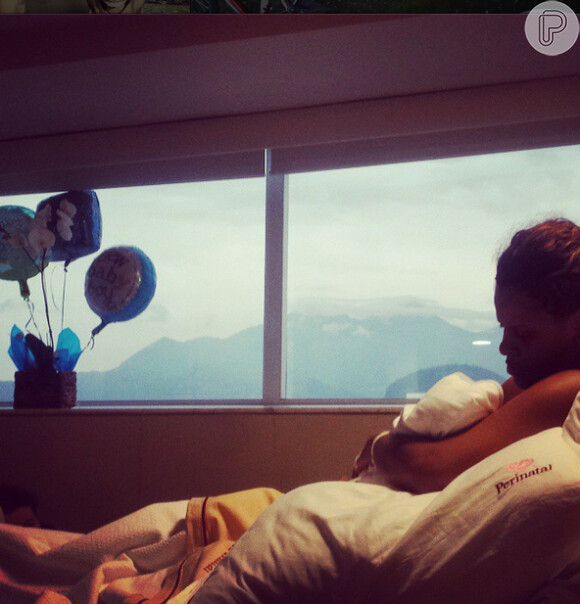 Igor Rickli usou seu Instagram para anunciar o nascimento do primeiro filho, Antonio, nesta sexta-feira, 26 de setembro de 2014