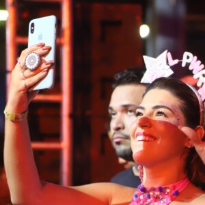 Preta Gil e Luísa sonza cantam com Pabllo Vittar em evento no Centro do Rio de Janeiro, na noite desta sexta-feira, 22 de fevereiro de 2019