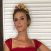 Renata Kuerten escolheu um Dolce e Gabbana para o baile do Copacabana Palace