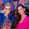 Andrea Natal se encontrou com Luiza Brunet no baile do Copacabana Palace