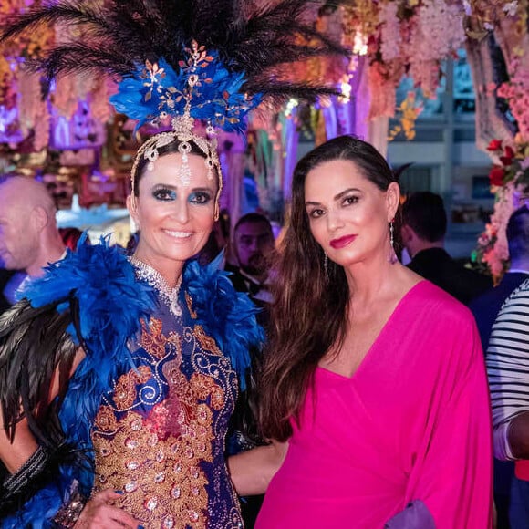 Andrea Natal se encontrou com Luiza Brunet no baile do Copacabana Palace