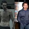 Christian Bale emagreceu espantosamente 28 kg para participar do filme 'O Operário' em 2004. No longa-metragem, o galã é um funcionário que sofre de insônia e traballha sem parar até o limite de suas forças