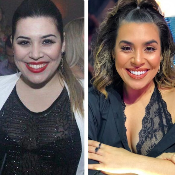 Naiara Azevedo mostrou antes e depois de emagrecer 30 kg