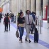 Túlio Gadelha e Fátima Bernardes foram clicados em aeroporto do Rio