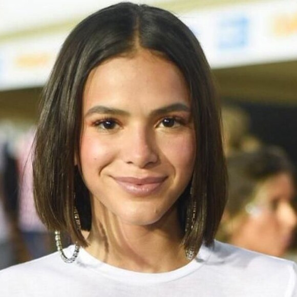 Bruna Marquezine participou de uma conversa por vídeo com Luciano Huck neste sábado, 30 de março de 2019