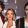 Carol Dias e o noivo, Kaká, foram ao show de Sandy e Junior, prestigiado ainda por Carol Celico, ex-mulher dele, na noite desta terça-feira, 2 de abril de 2019