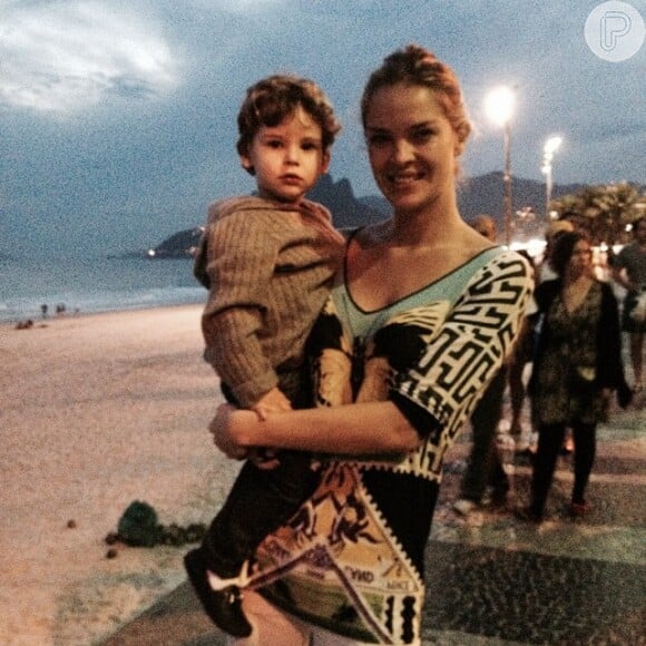 João Guilherme mora com a mãe, Leticia Birkheuer, no Rio de Janeiro 