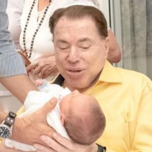 O pequeno Senor, neto caçula de Silvio Santos, foi circuncidado neste domingo, 21 de abril de 2019