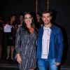 Mariano e a namorada, Carla Prata, marcaram presença na festa de aniversário de Fernando Zor em São Paulo nesta segunda-feira, 22 de abril de 2019