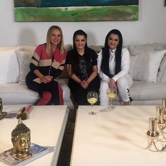 Maiara e a irmã, Maraisa, participaram do 'Programa Eliana', do SBT