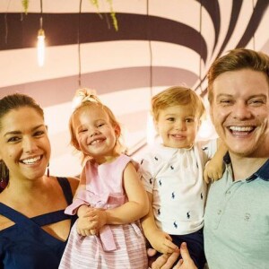 Thais Fersoza e Michel Teló são pais de Melinda e Teodoro