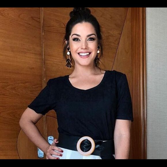 Thais Fersoza recorda gravidez da primeira filha, Melinda: 'Um barrigão gigante que parecia até de 9 meses!'