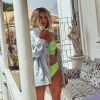 Giovanna Ewbank também usou lingerie verde neon durante a sessão de fotos