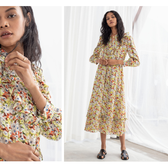 Vestido de Kate Middleton é da marca & Other Stories e custa cerca de R$ 529