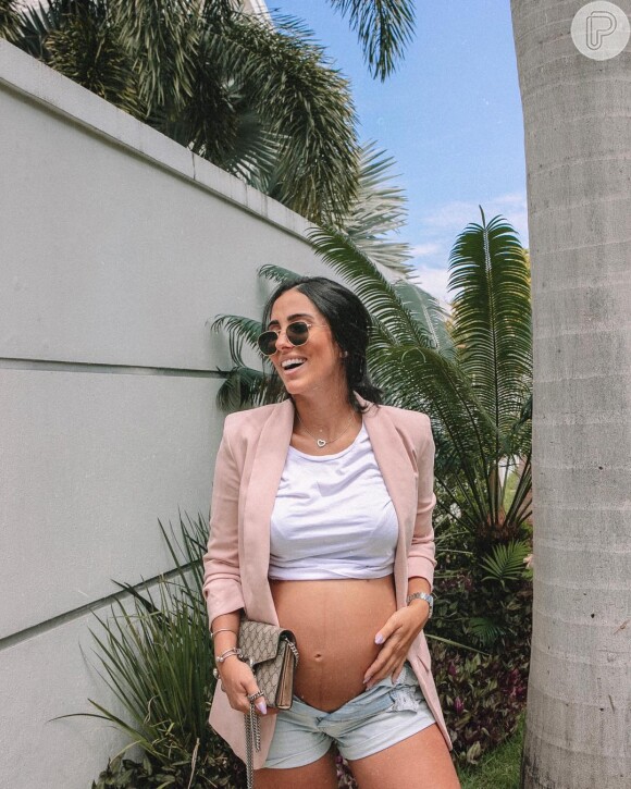 Jade Seba, durante a gravidez, apostou em looks cheios de estilo