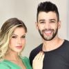 Gusttavo Lima e Andressa Suita apostaram em mood caipira para show neste domingo, dia 09 de junho de 2019, em Pernambuco
