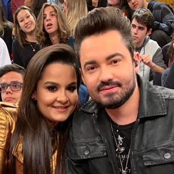 Maiara fez surpresa para o namorado, Fernando Zor, durante show em Americana, interior de São Paulo, neste domingo, 16 de junho de 2019