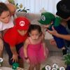 Wesley Safadão e Thyane Dantas comemoraram o 9º mês de vida de Dom com festa temática de Mario Bros nesta terça-feira, dia 18 de junho de 2019